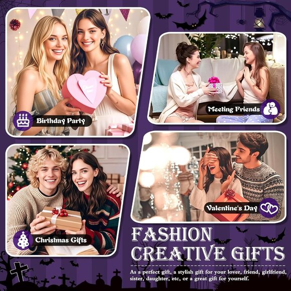 Elegant Gothic Choker Set: 6 Unique Styles in Velvet, Lace & Pendant Designs - Picture 7 of 7